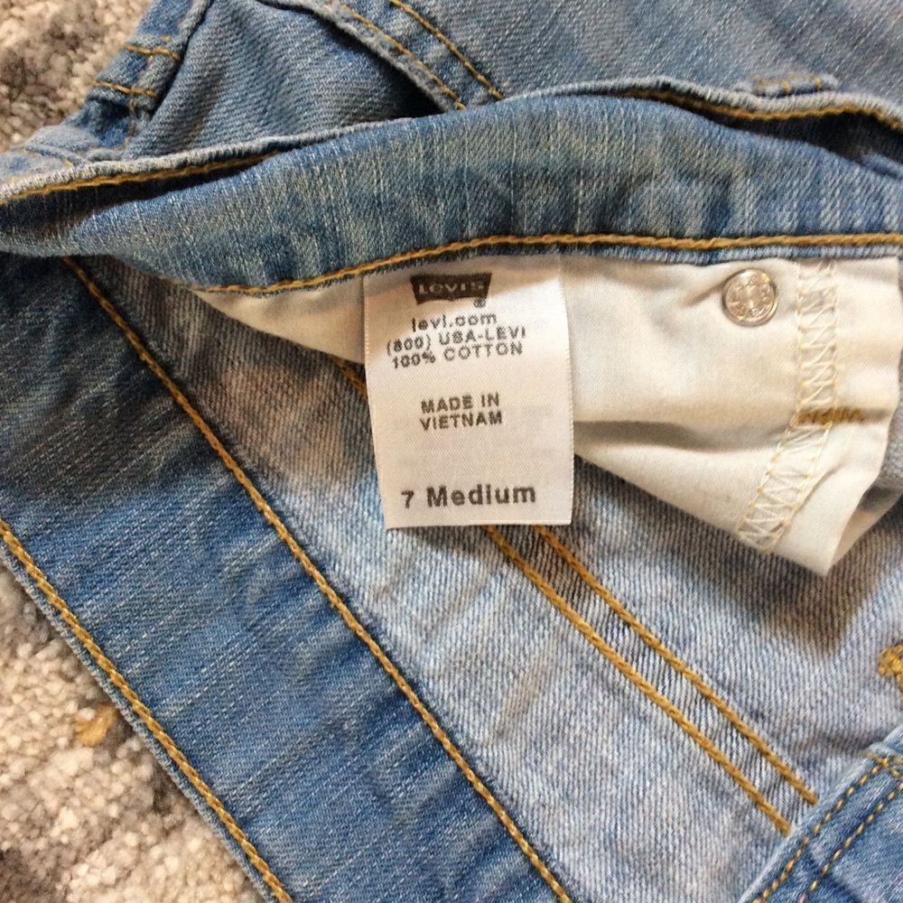 LEVI’S Y2K CUFFED BOYFRIEND JEANS! SIZE 7 - Picture 7 of 10